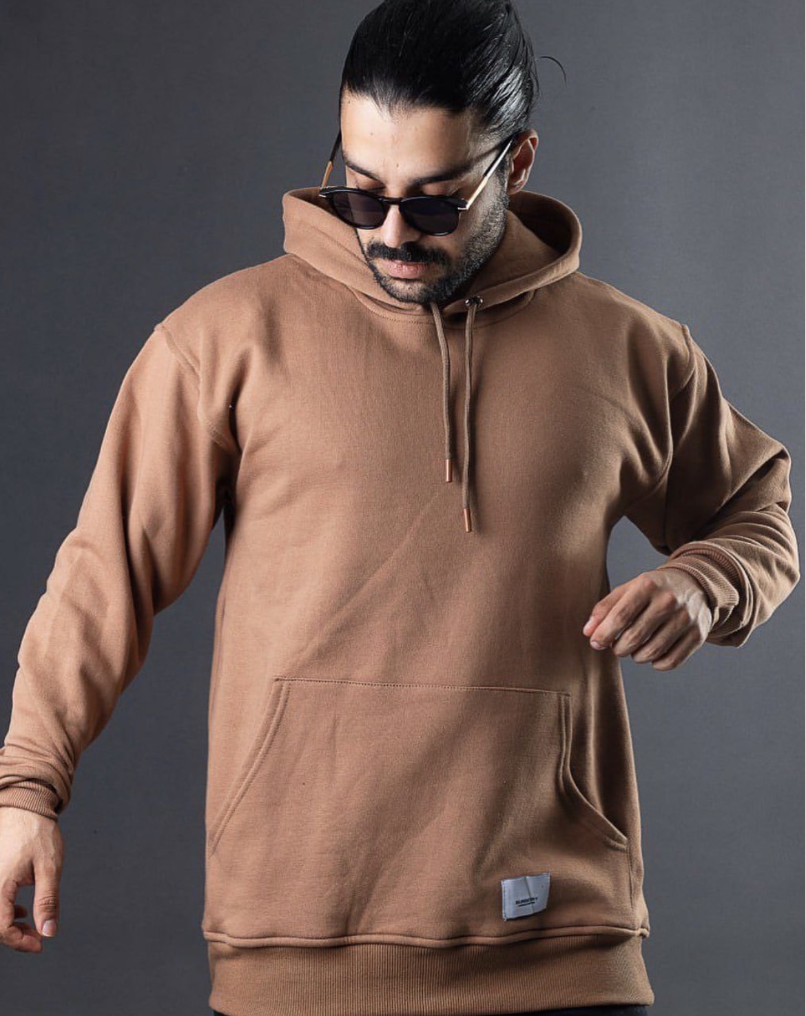 هودی مردانه کرک دار سه نخ جنس ضخیم ضمانتی ترک